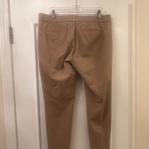 Banana Republic Woman's Sloan Pants, Camel Color, Stretch Fit, Straight leg/slit - Picture 6 of 9